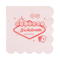 Lucky In Love Bachelorette Cocktail Napkin 24pk.
