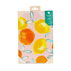 Lemon & Orange Paper Tablecloth