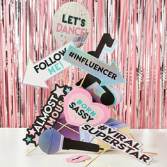Hootyballoo by Club Green - Let'S Dance Photo Props 10 Pack - Pretty Day