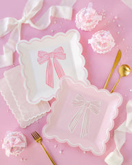 Pink Corner Bows Guest Napkin - Pretty Day