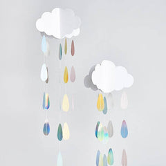 Iridescent Hanging Cloud Decorations 2 Pack - Pretty Day