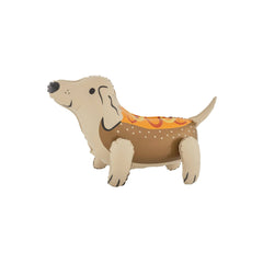 Street Hot Dog Dachshund Mylar Balloon - Pretty Day