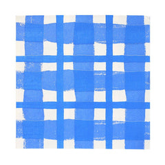 Blue & White Check Napkins 20 pk. - Pretty Day