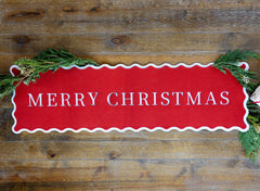 Felt Merry Christmas Table Runner