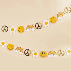 Hootyballoo by Club Green - Groovy Gold Foiled Garland 2.5M - Pretty Day