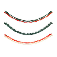 Christmas Paper Garland Set - Trees, bells, wreaths