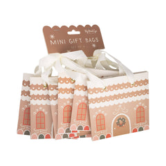 Gingerbread House Gift Bag Set 6pk. - Pretty Day