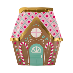 Sweet Gingerbread House Shaped Plate 8pk. - Pretty Day