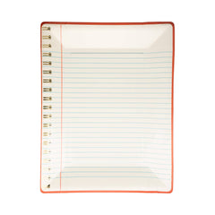 Spiral Notebook Paper Plate 8pk. - Pretty Day