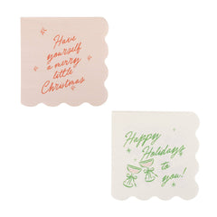 Happy Holidays Napkin Set 24pk.
