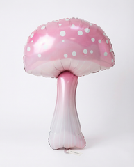 Pink Pastel Mushroom Foil Balloon