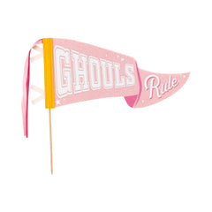 Ghouls Rule Felt Halloween Pennant Banner - Pretty Day
