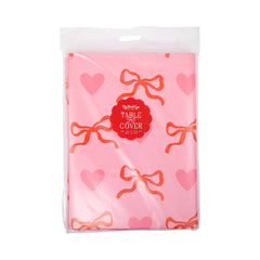 Valentine's Bows Paper Table Cover
