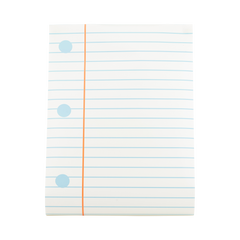 Back To School Notebook Paper Table Runner