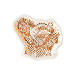 Copper Turkey Paper Plate- 8 pk - Pretty Day