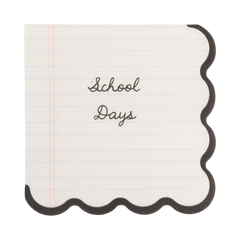 School Days Classic Lined Paper Napkin 24pk.