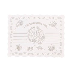 Thanksgiving Thankful Placemat 24pk.