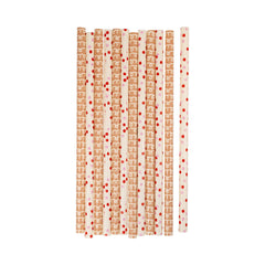Gingerbread Reusable Straws 12pk. - Pretty Day