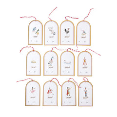 12 Days Of Christmas Oversized Gift Tags-12pk. - Pretty Day