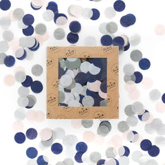 Navy Confetti