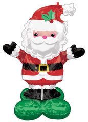 Air filled Free Standing Jumbo Santa Claus Airloonz - Pretty Day