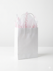 White Paper Party Favor Bags