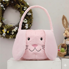 Pink Bunny Easter Basket