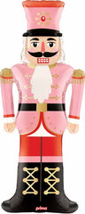 Standing Nutcracker Foil Balloon 47" Pink - Pretty Day
