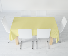 Eco-Friendly Paper Tablecloth Table Cover- Yellow S2119 - Pretty Day
