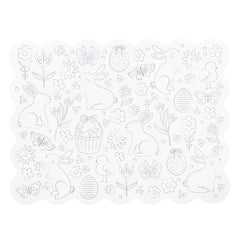 Bunny Pattern Placemat 24ct