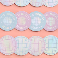 It's Disco, Baby! Coasters -16pk. - Pretty Day