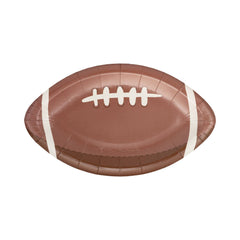Football Shaped Plate 8pk.