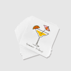 Summer Fridays Cocktail Napkin 20pk. - Pretty Day