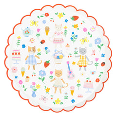 Kitten Club Plates Large 8pk.
