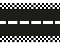 Race Track Table Runner Nonwoven Fabric - Pretty Day