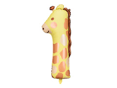 Number 1 Giraffe Jumbo Foil Balloon JN23 S0064 - Pretty Day