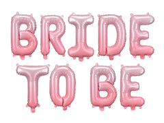 Pink Bride To Be Foil Balloon Banner JN23 S1128 - Pretty Day