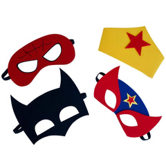 Superheroes Felt Masks Set of 4 - Pretty Day