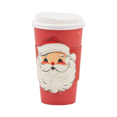 Rosy Cheeks Santa To Go Cups 8pk. - Pretty Day
