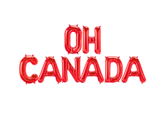 Canada Day Balloon Banner