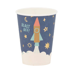 Space Paper Party Cups 8pk. - Pretty Day
