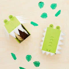 Crocodile Mini Cake Boxes 10pk.