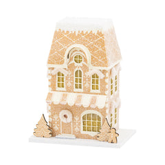 Gingerbread Shop Christmas Village - Pretty Day