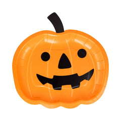 My Mind’s Eye - PLPL1207 - Jack-o-Lantern Shaped Plate - Pretty Day