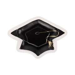 Grad Cap Shaped Paper Plate 8pk.