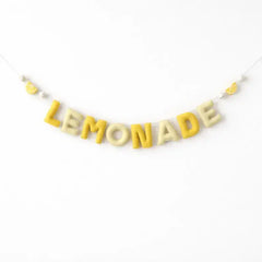 Lemonade Felt Garland