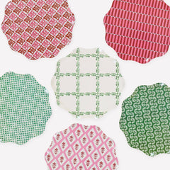 Meri Meri x Molly Mahon Holiday Paper Plates Small 8pk.