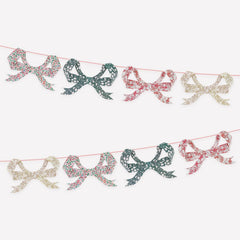 Meri Meri x Liberty Christmas Bow Garland