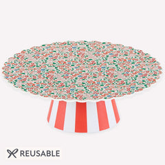 Meri Meri x Liberty Red Sweet Meadow Cake Stand