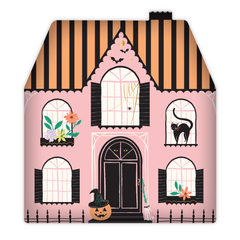Bonjour Fête - PINK HAUNTED HOUSE LARGE PLATES - Pretty Day
